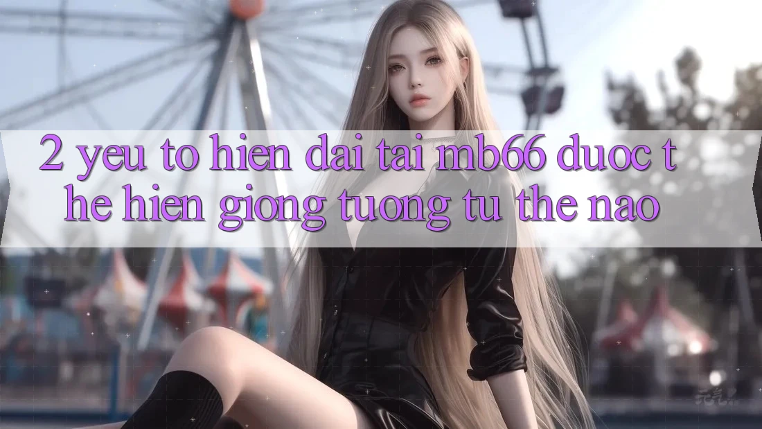 2. Yếu Tố “Hiện Đại” Tại mb66 Được Thể Hiện Giống tương tự Thế Nào? 2. Yếu Tố “Hiện Đại” Tại mb66 Được Thể Hiện Giống tương tự Thế Nào?