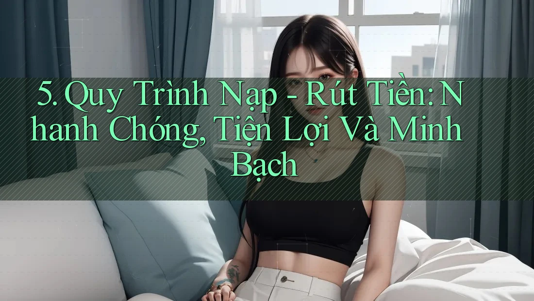 5. Quy Trình Nạp Rút Tiền: Nhanh Chóng, Tiện Lợi Và Minh Bạch 5. Quy Trình Nạp Rút Tiền: Nhanh Chóng, Tiện Lợi Và Minh Bạch
