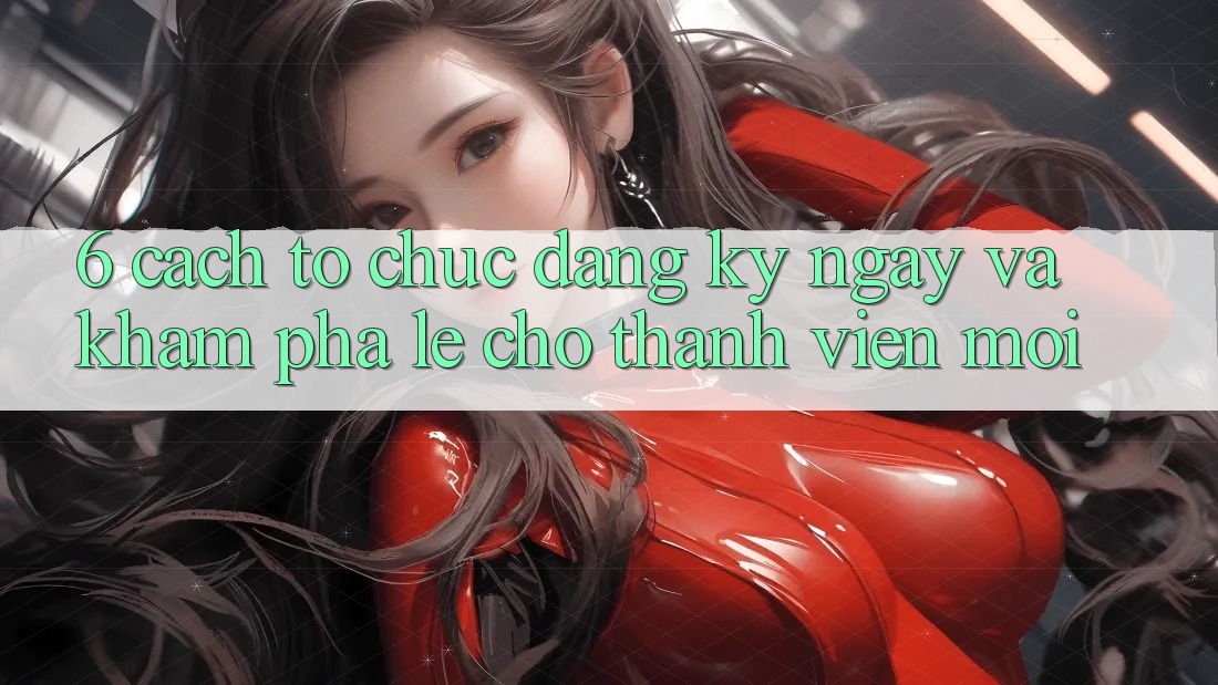 6. Cách tổ chức Đăng ký ngay và Khám phá Lẹ Cho Thành Viên Mới