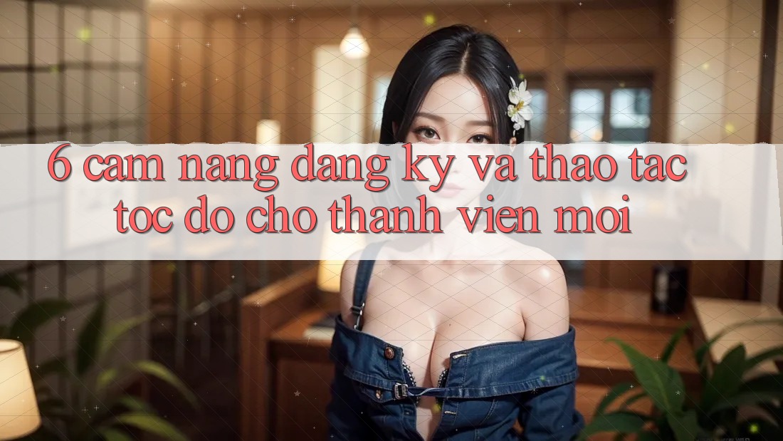 6. Cẩm nang Đăng Ký và Thao tác Tốc độ Cho Thành Viên Mới 6. Cẩm nang Đăng Ký và Thao tác Tốc độ Cho Thành Viên Mới