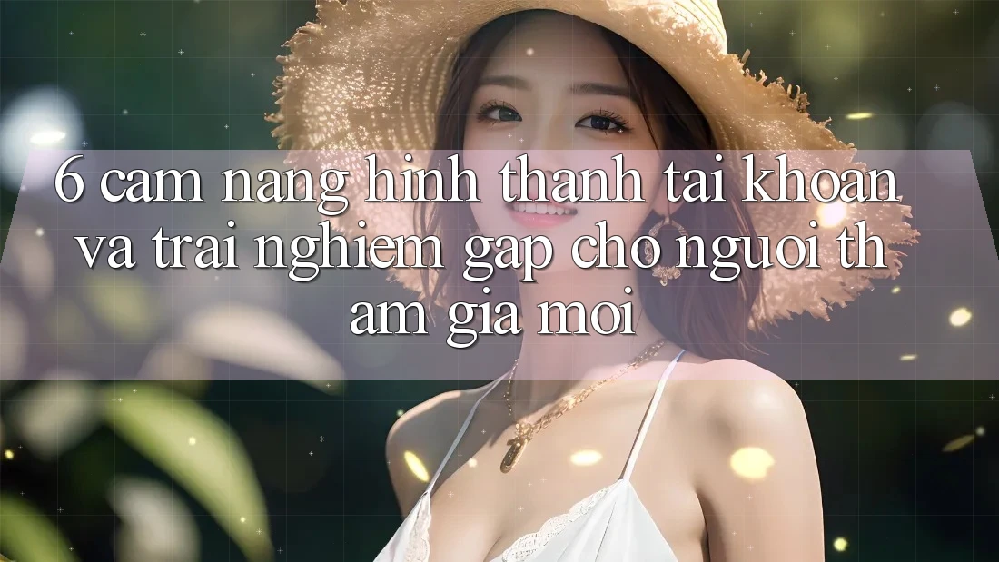 6. Cẩm nang Hình thành tài khoản và Trải Nghiệm Gấp Cho Người tham gia Mới 6. Cẩm nang Hình thành tài khoản và Trải Nghiệm Gấp Cho Người tham gia Mới