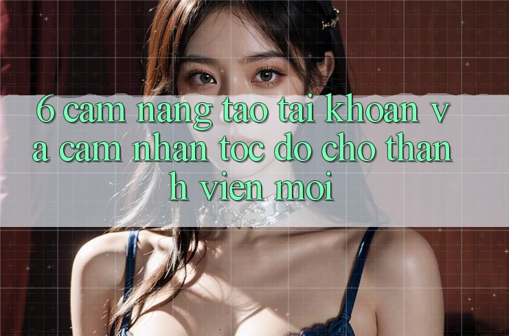 6. Cẩm nang Tạo tài khoản và Cảm nhận Tốc độ Cho Thành Viên Mới 6. Cẩm nang Tạo tài khoản và Cảm nhận Tốc độ Cho Thành Viên Mới