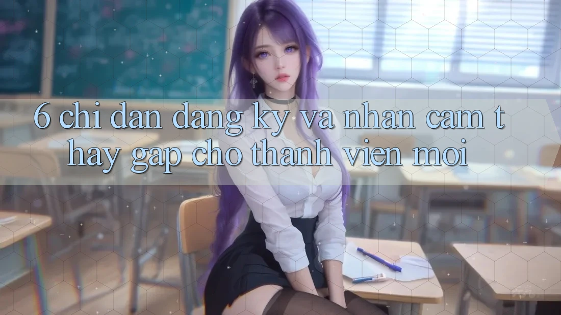 6. Chỉ dẫn Đăng Ký và Nhận cảm thấy Gấp Cho Thành Viên Mới