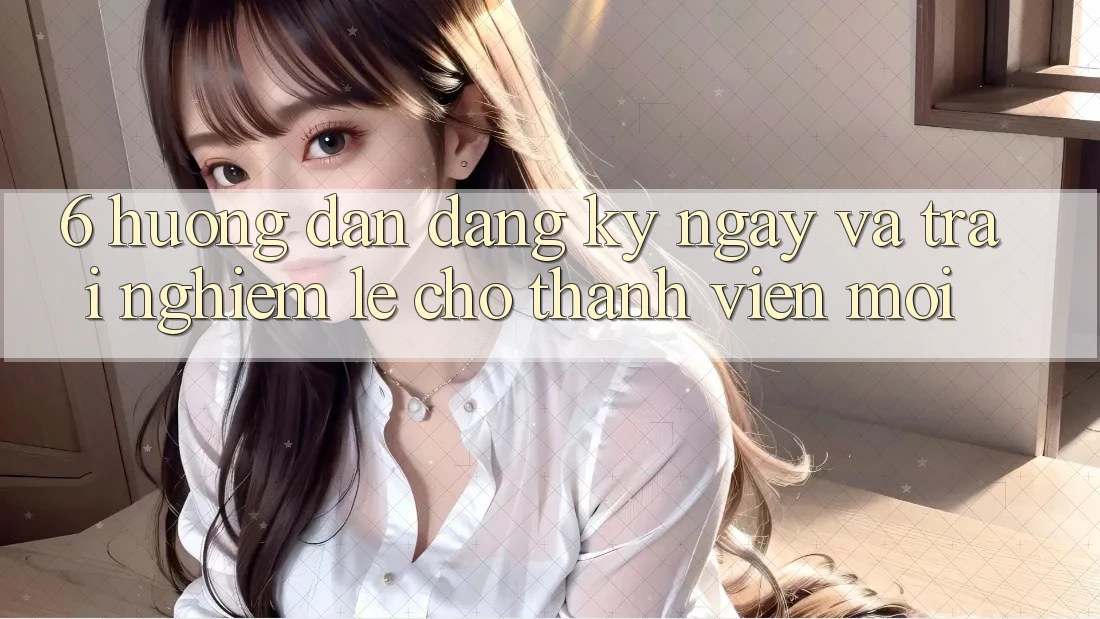6. Hướng Dẫn Đăng ký ngay và Trải Nghiệm Lẹ Cho Thành Viên Mới