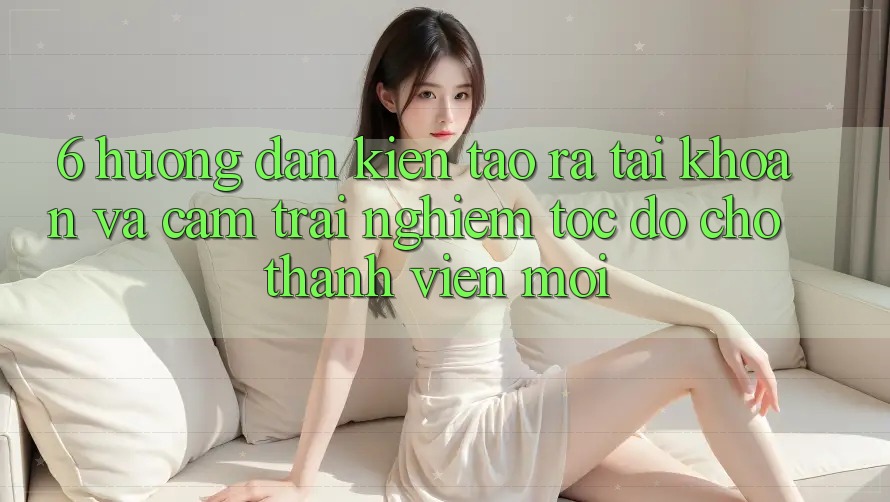 6. Hướng Dẫn Kiến tạo ra tài khoản và Cảm trải nghiệm Tốc độ Cho Thành Viên Mới 6. Hướng Dẫn Kiến tạo ra tài khoản và Cảm trải nghiệm Tốc độ Cho Thành Viên Mới
