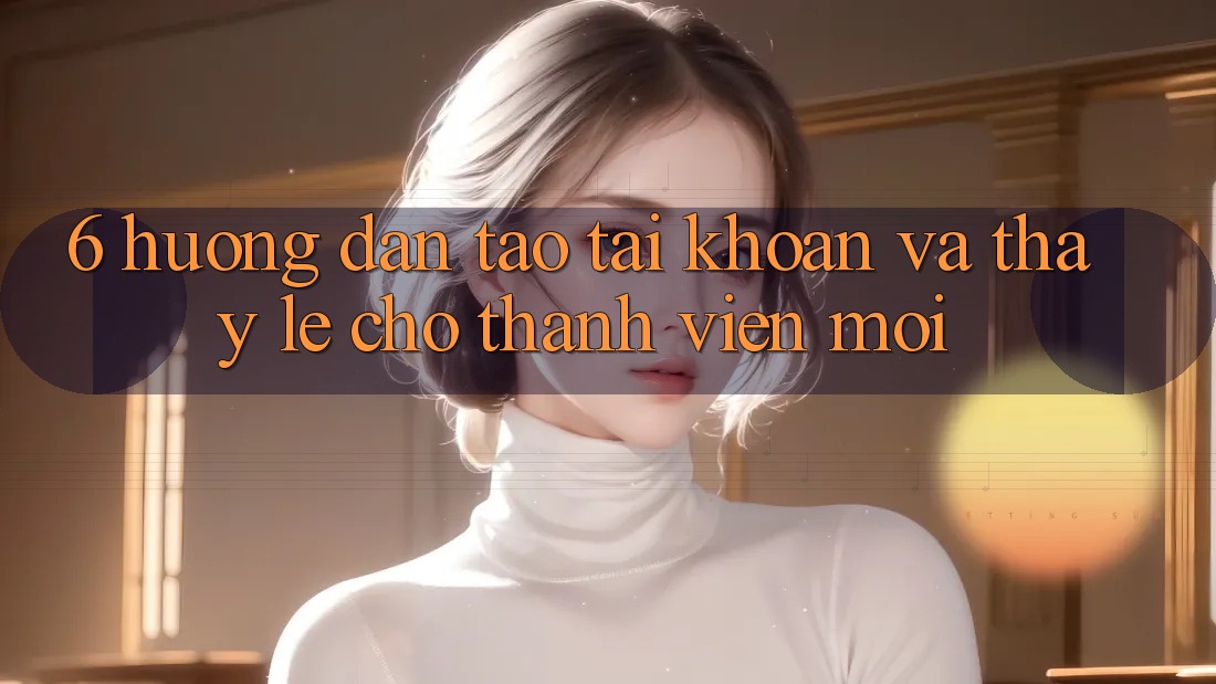 6. Hướng Dẫn Tạo tài khoản và Thấy Lẹ Cho Thành Viên Mới 6. Hướng Dẫn Tạo tài khoản và Thấy Lẹ Cho Thành Viên Mới