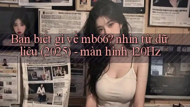 Bạn biết gì về mb66 nhìn từ dữ liệu (2025)   màn hình 120Hz