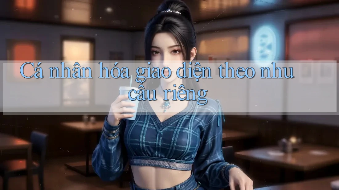Cá nhân hóa giao diện theo nhu cầu riêng