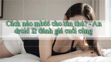 Cách nào mb66 cho tân thủ   Android 12 đánh giá cuối cùng