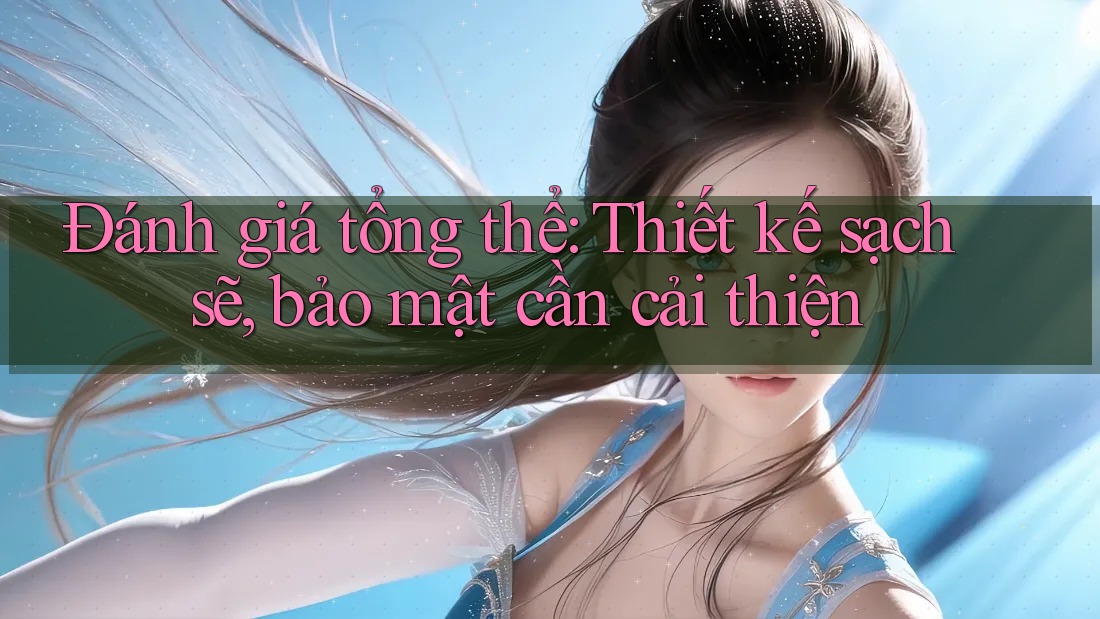 Đánh giá tổng thể: Thiết kế sạch sẽ, bảo mật cần cải thiện Đánh giá tổng thể: Thiết kế sạch sẽ, bảo mật cần cải thiện