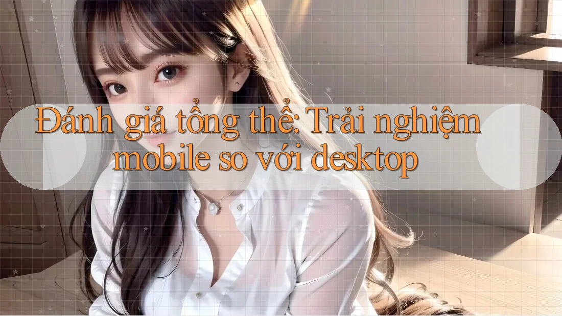 Đánh giá tổng thể: Trải nghiệm mobile so với desktop Đánh giá tổng thể: Trải nghiệm mobile so với desktop