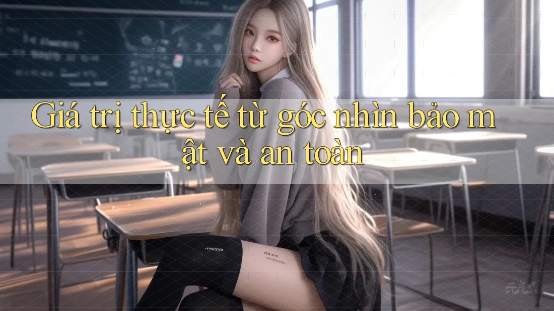 Giá trị thực tế từ góc nhìn bảo mật và an toàn Giá trị thực tế từ góc nhìn bảo mật và an toàn