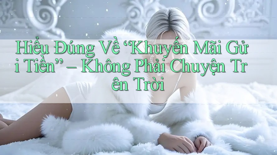 Hiểu Đúng Về “Khuyến Mãi Gửi Tiền” – Không Phải Chuyện Trên Trời