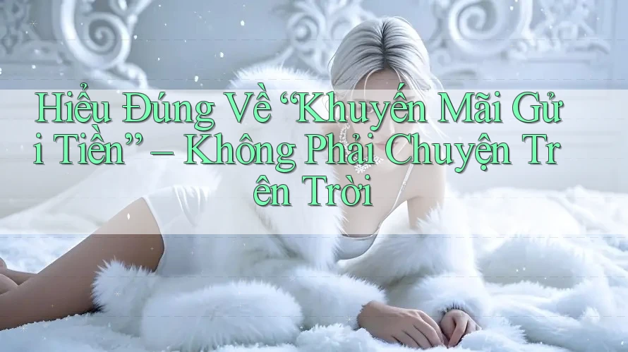 Hiểu Đúng Về “Khuyến Mãi Gửi Tiền” – Không Phải Chuyện Trên Trời Hiểu Đúng Về “Khuyến Mãi Gửi Tiền” – Không Phải Chuyện Trên Trời