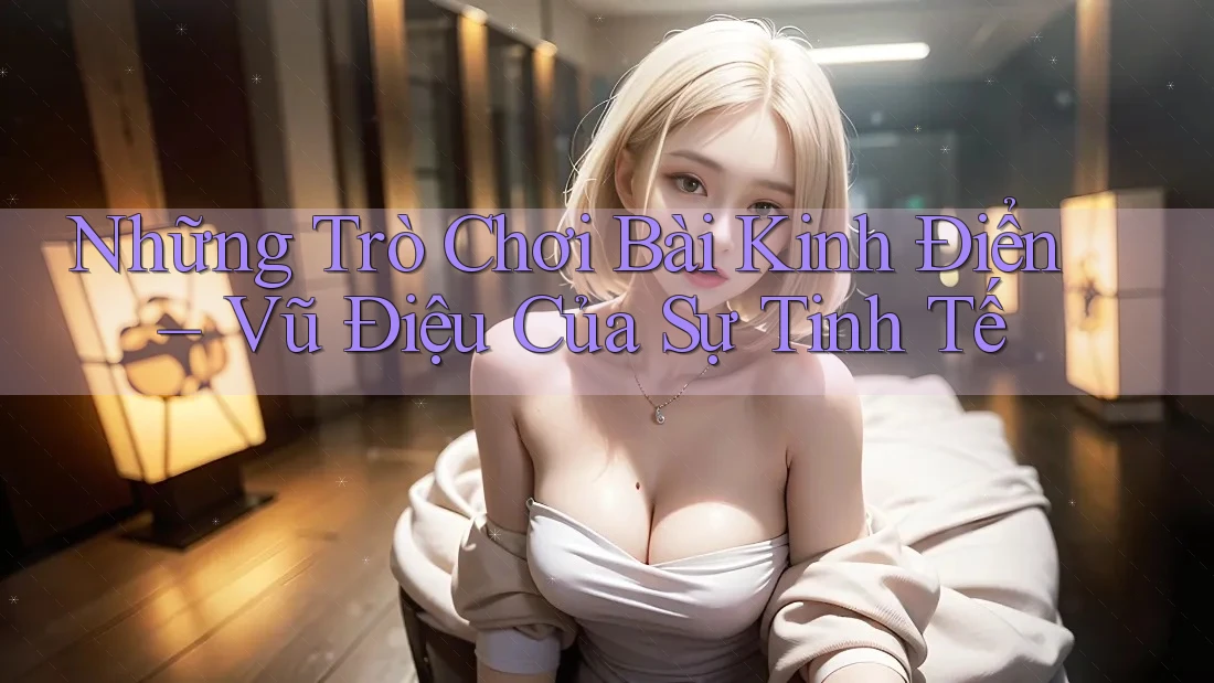 Những Trò Chơi Bài Kinh Điển – Vũ Điệu Của Sự Tinh Tế Những Trò Chơi Bài Kinh Điển – Vũ Điệu Của Sự Tinh Tế