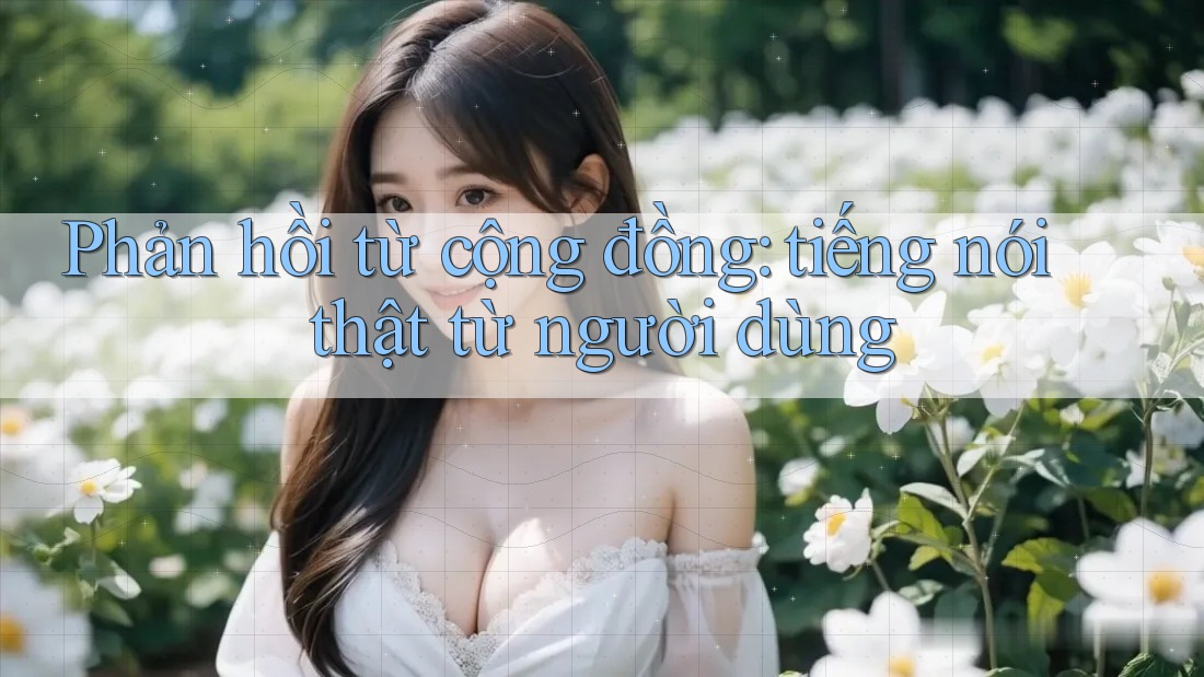 Phản hồi từ cộng đồng – Tiếng nói thật từ người dùng Phản hồi từ cộng đồng – Tiếng nói thật từ người dùng