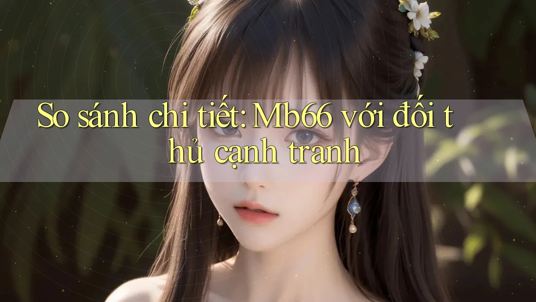 So sánh chi tiết: Mb66 với đối thủ cạnh tranh So sánh chi tiết: Mb66 với đối thủ cạnh tranh