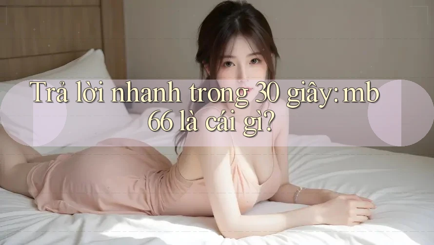 Trả lời nhanh trong 30 giây: mb66 là cái gì? Trả lời nhanh trong 30 giây: mb66 là cái gì?