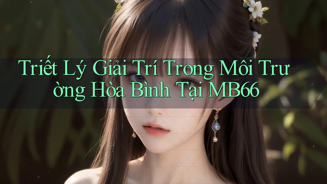 Triết Lý Giải Trí Trong Môi Trường Hòa Bình Tại MB66